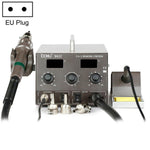 BAKU BA-942C 220V 1000W 2 in 1 Display digitale Set pistola ad aria calda a temperatura regolabile, spina europea, BA-942C