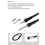 BAKU BA-942C 220V 1000W 2 in 1 Display digitale Set pistola ad aria calda a temperatura regolabile, spina europea, BA-942C