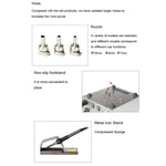 BAKU BA-942C 220V 1000W 2 in 1 Display digitale Set pistola ad aria calda a temperatura regolabile, spina europea, BA-942C
