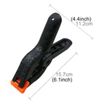 Morsetto a molla di supporto per clip in nylon da 5 pezzi per studio fotografico per la lavorazione del legno, lunghezza: 157 mm, Length: 157mm