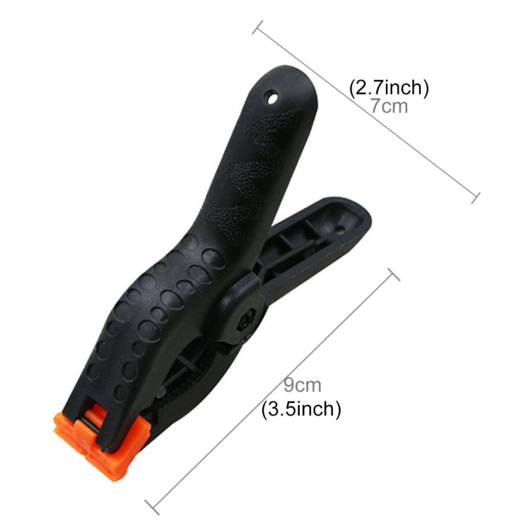 Morsetto a molla in nylon 90 mm set 5 pezzi