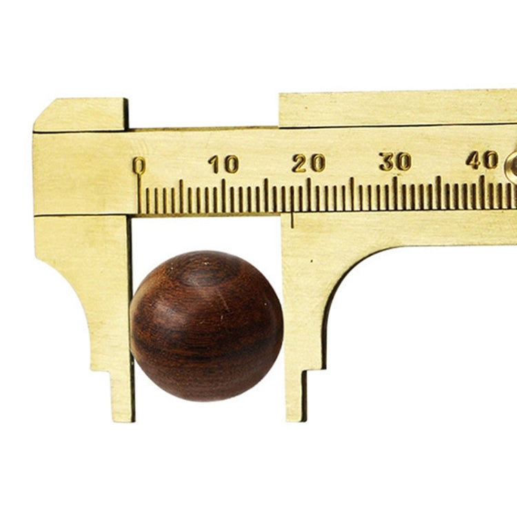 Mini calibro portatile scorrevole in ottone da 80 mm con perlina a nonio, 80mm