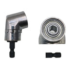 Adattatore per presa per cacciavite magnetico esagonale da 7 mm con estensione punta per trapano ad angolo retto da 105 gradi, Short Type, Long Type