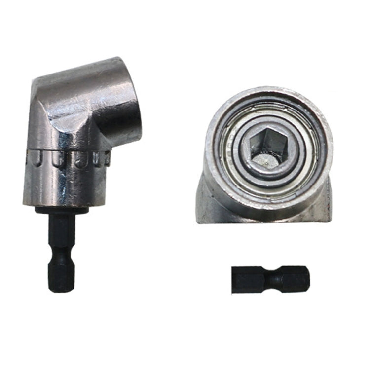 Adattatore per presa per cacciavite magnetico esagonale da 7 mm con estensione punta per trapano ad angolo retto da 105 gradi, Short Type, Long Type