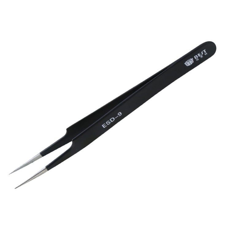 BEST ESD Stainless Steel Precision Anti-Static Tweezers BST-09, BST-09