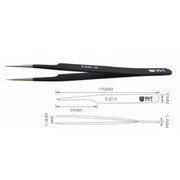 MIGLIORI pinzette antistatiche di precisione in acciaio inossidabile ESD BST-09, BST-09
