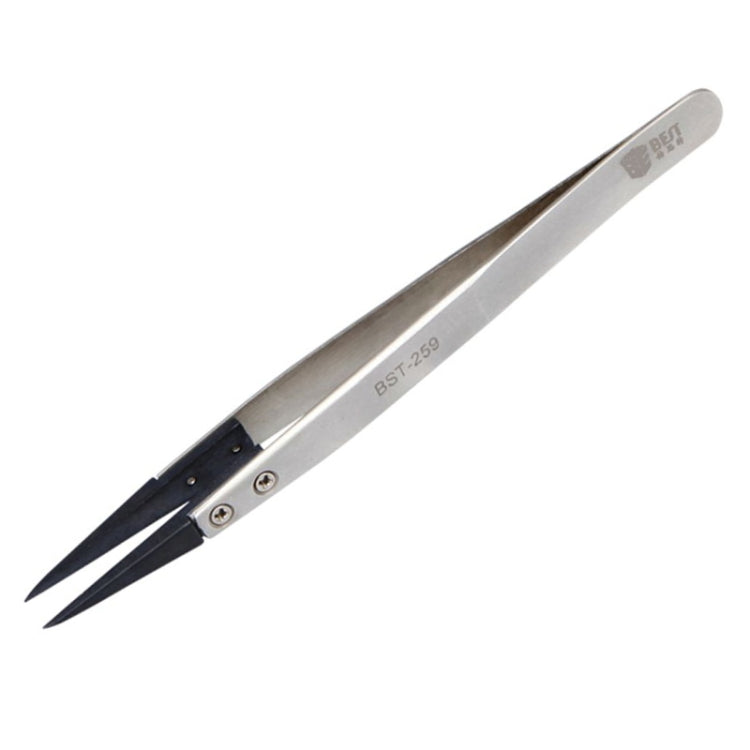 BEST Snti Stainless Steel Static Tweezers BST-259, BST-259