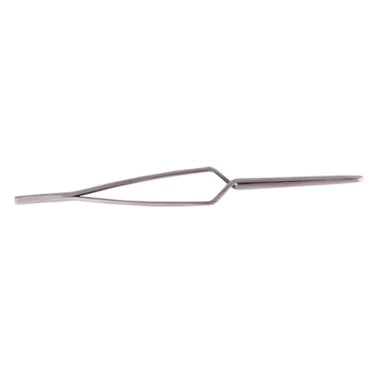 BEST Self-Closed Straight Stainless Steel Lab Tweezers BST-F12.5, BST-F12.5