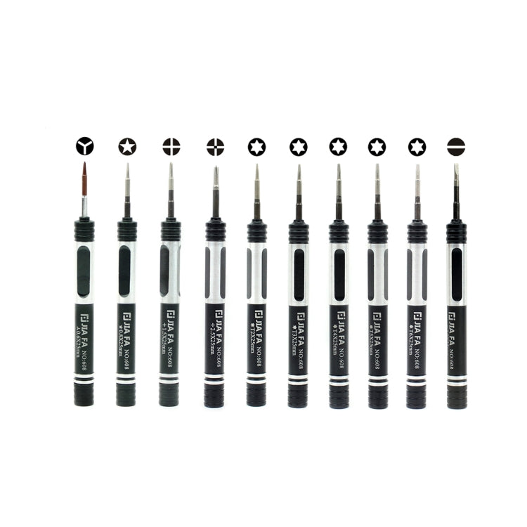 JF-8134 10 in 1 Multi-model Metal Cell Phone Repair Tool Combination Screwdriver Available, JF-8134 10 in 1