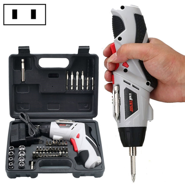 Set di cacciaviti elettrici per trapano elettrico multifunzionale per uso domestico da 4,8 V. Spina americana, US Plug
