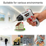 Set di cacciaviti elettrici per trapano elettrico multifunzionale per uso domestico da 4,8 V. Spina americana, US Plug