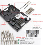 Set di cacciaviti elettrici per trapano elettrico multifunzionale per uso domestico da 4,8 V. Spina americana, US Plug