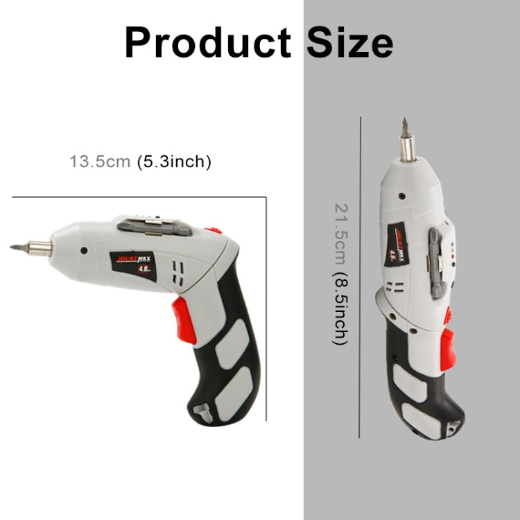 Set di cacciaviti elettrici per trapano elettrico multifunzionale per uso domestico da 4,8 V. Spina americana, US Plug