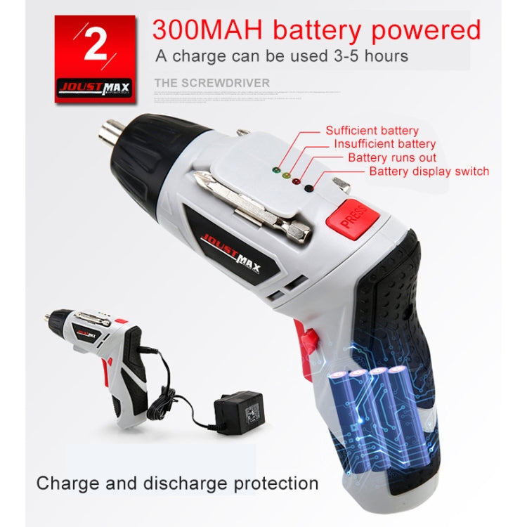 Set di cacciaviti elettrici per trapano elettrico multifunzionale per uso domestico da 4,8 V. Spina americana, US Plug