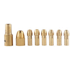 WLXY WL-DIY001 Mini mandrini elettrici in ottone fai da te Set di punte da trapano Motore DC-12V, WL-DIY001 13 Set
