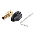 WLXY DIY003 Albero per trapano mini mandrino per smerigliatrice elettrica da 0,5-3 mm con chiave, foro interno da 2,35 mm, WL-DIY003 2.35mm