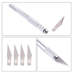 WLXY-9308 Coltello da intaglio in metallo Strumento professionale per la riparazione del telefono cellulare con 6 lame, WLXY-9308