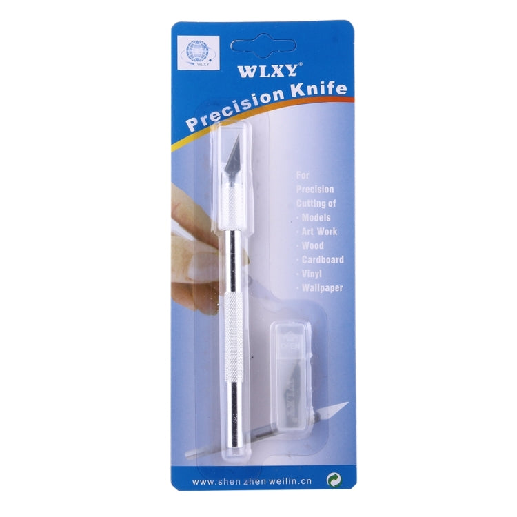 WLXY-9308 Coltello da intaglio in metallo Strumento professionale per la riparazione del telefono cellulare con 6 lame, WLXY-9308