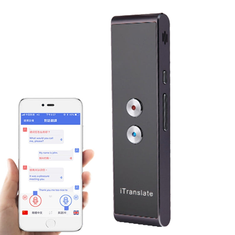 T8 Portable Pocket Smart Voice Translator Real-time Voice Translation Translator with Dual Microphone, Support 33 Languages