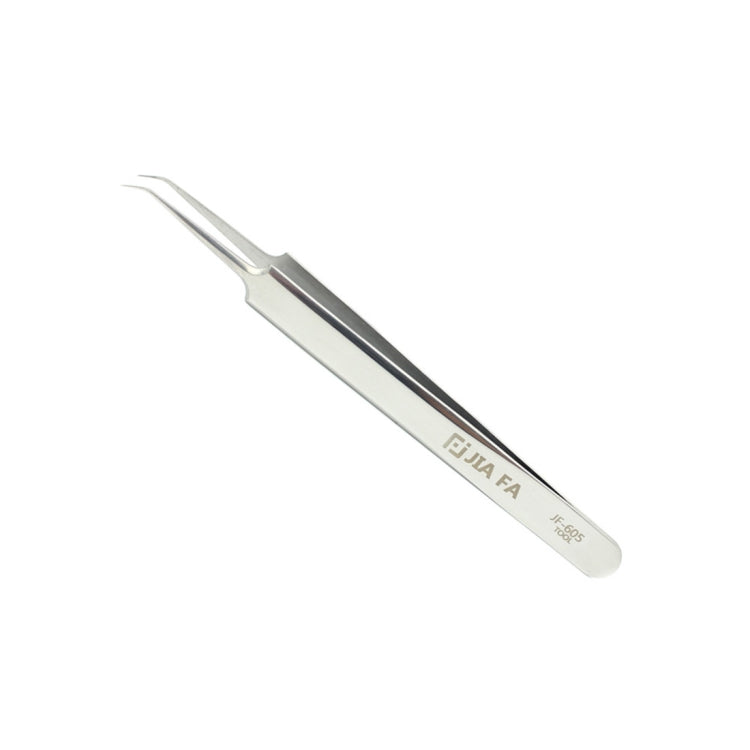 JIAFA JF-605 Stainless Steel Curved Tip Tweezers, JF-605