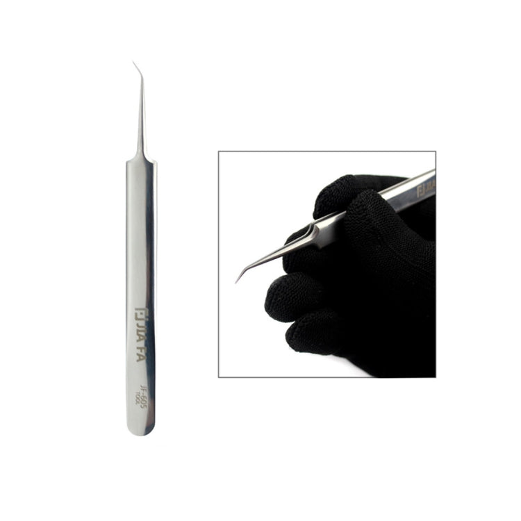 JIAFA JF-605 Stainless Steel Curved Tip Tweezers, JF-605