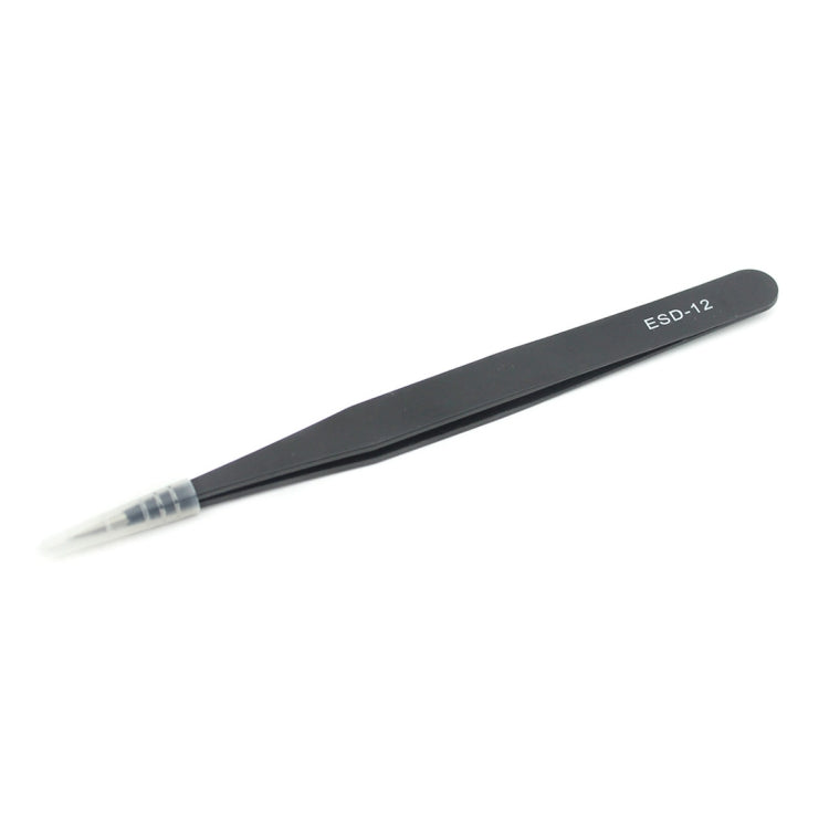 JIAFA JF-603 Straight Tip Tweezers, JF-603 Black