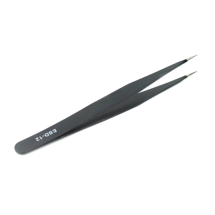 JIAFA JF-603 Straight Tip Tweezers, JF-603 Black