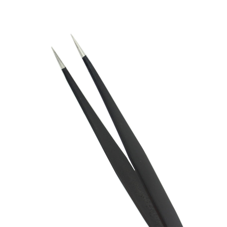 JIAFA JF-603 Straight Tip Tweezers, JF-603 Black