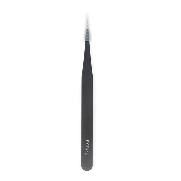 JIAFA JF-603 Straight Tip Tweezers, JF-603 Black