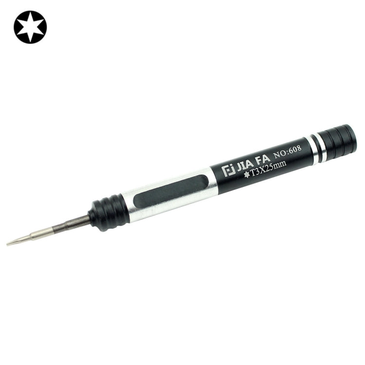 JIAFA JF-608-T3 Torx T3 Screwdriver for Cell Phone Repair (Black), T3 Torx