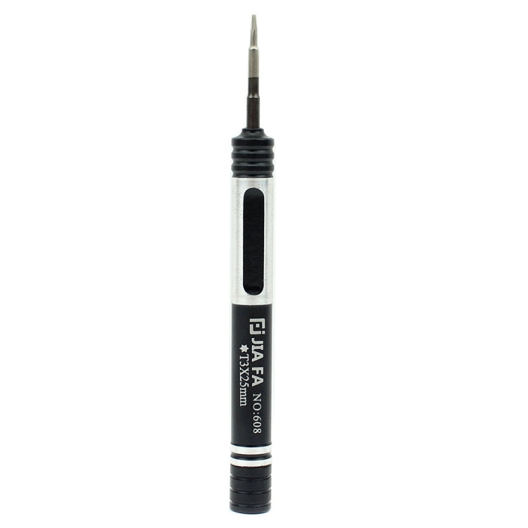 JIAFA JF-608-T3 Torx T3 Screwdriver for Cell Phone Repair (Black), T3 Torx