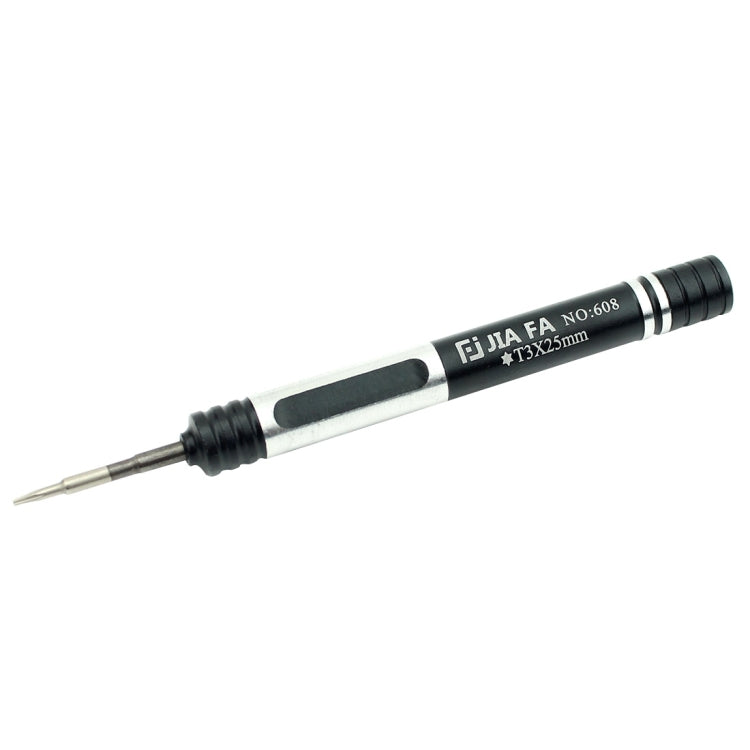 JIAFA JF-608-T3 Torx T3 Screwdriver for Cell Phone Repair (Black), T3 Torx