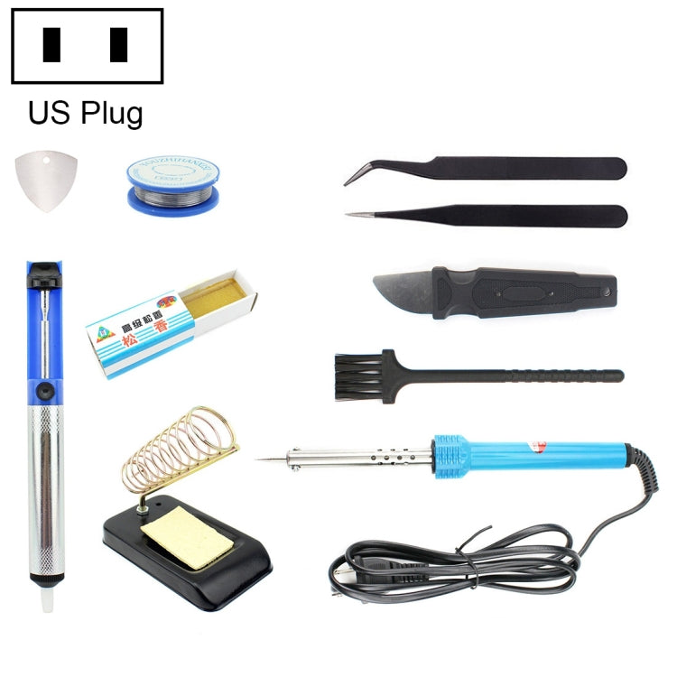 JIAFA JF-8122 Set di strumenti per saldatore 11 in 1 da 60 W, tensione: 110 V, 11 in 1 60W, EU Plug, JF-8122