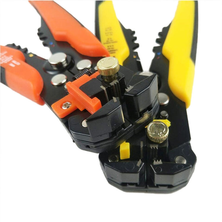 Pinza spelafili per cavi multifunzionale 5 in 1, pinza per piegare i terminali autoregolanti, pinza spelafili, consegna colore casuale, 5 in 1