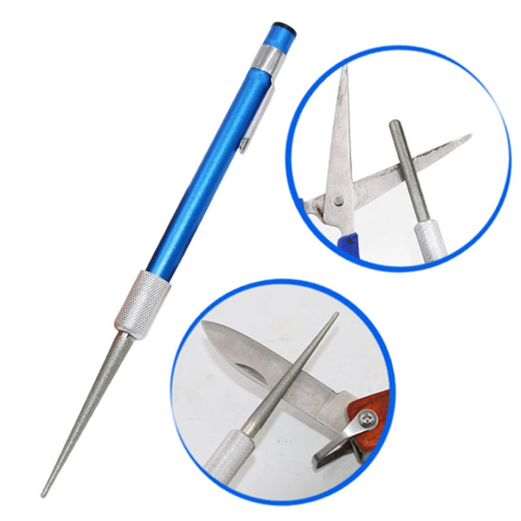Affilacoltelli per ami da pesca in acciaio al carbonio diamantato Accessori da cucina portatili Bastone per affilare multiuso, Sharpener Stick