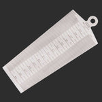 Wedge Feeler Gap 45-60mm Strumento di misura metrica per ispezione righello conico in acciaio inossidabile, 45-60mm Metric