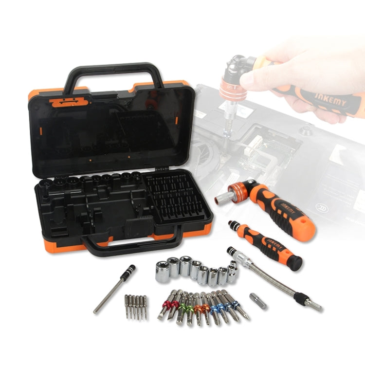 JAKEMY JM-6123 Set di strumenti di riparazione per cacciaviti professionali con anello colorato 31 in 1, JM-6123 31 in 1