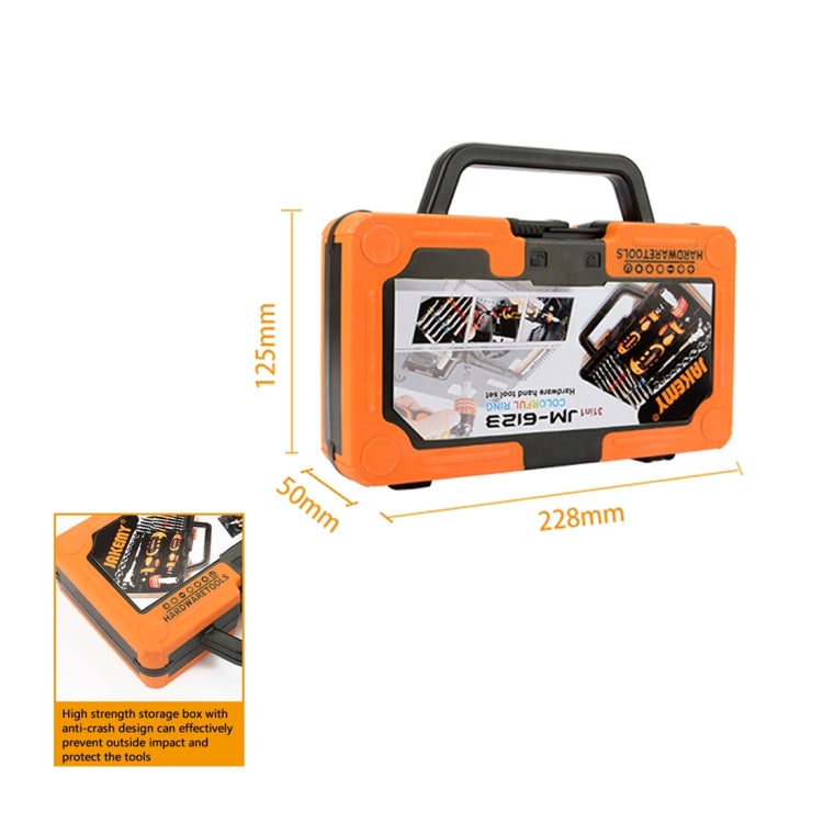 JAKEMY JM-6123 31 in 1 Professional Screwdriver Repair Tool Set with Color Ring, JM-6123 31 in 1