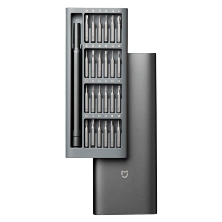 Kit di cacciaviti per uso quotidiano originale Xiaomi Mijia Wiha 24 in 1 Punte magnetiche di precisione Scatola in alluminio Set di cacciaviti Mijia Wiha, Mijia 24 in 1