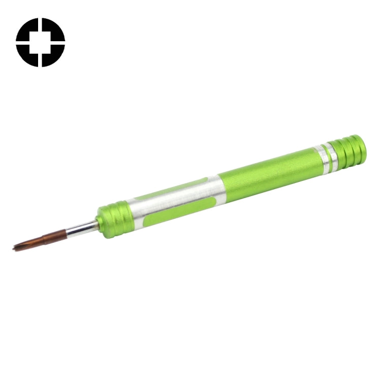 608-2.5 Center Frame Repair Screwdriver with 2.5 Hollow Cross Tip, 2.5 Hollow Cross (Green)