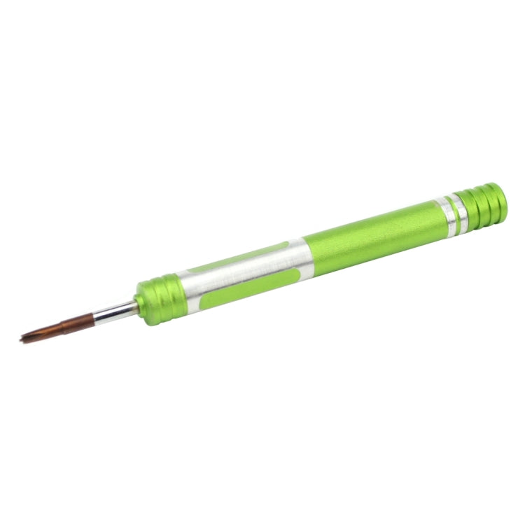 608-2.5 Center Frame Repair Screwdriver with 2.5 Hollow Cross Tip, 2.5 Hollow Cross (Green)