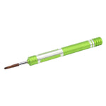 608-2.5 Center Frame Repair Screwdriver with 2.5 Hollow Cross Tip, 2.5 Hollow Cross (Green)