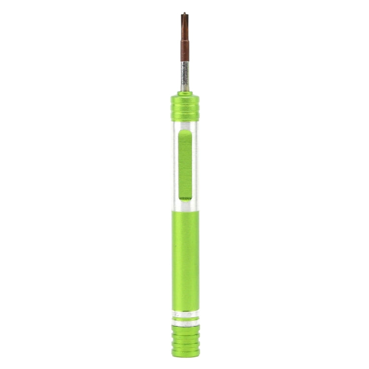 608-2.5 Center Frame Repair Screwdriver with 2.5 Hollow Cross Tip, 2.5 Hollow Cross (Green)