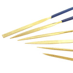 JF-170407 Set di strumenti per gruppi di lime per placcatura in oro 10 in 1 3x140 mm, JF-170407