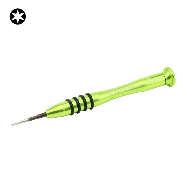 JIAFA JF-668 Torx T6 Repair Screwdriver for Nokia/Sony/Huawei/HTC, T6 Torx (Green)