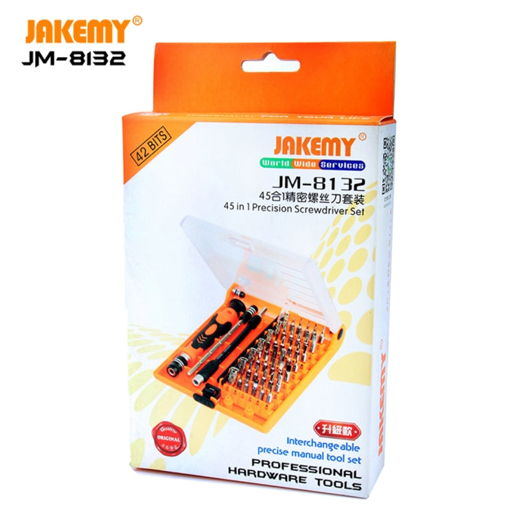 JAKEMY JM-8132 45 in 1 Precision Screwdriver Set, JM-8132 45 in 1