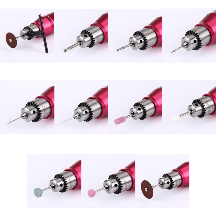 Mini smerigliatrice elettrica WLXY WL-320 con regolazione della velocità, 110 V-240 V, mandrino adatto: 0,3 mm-4,0 mm, spina americana, WL-320