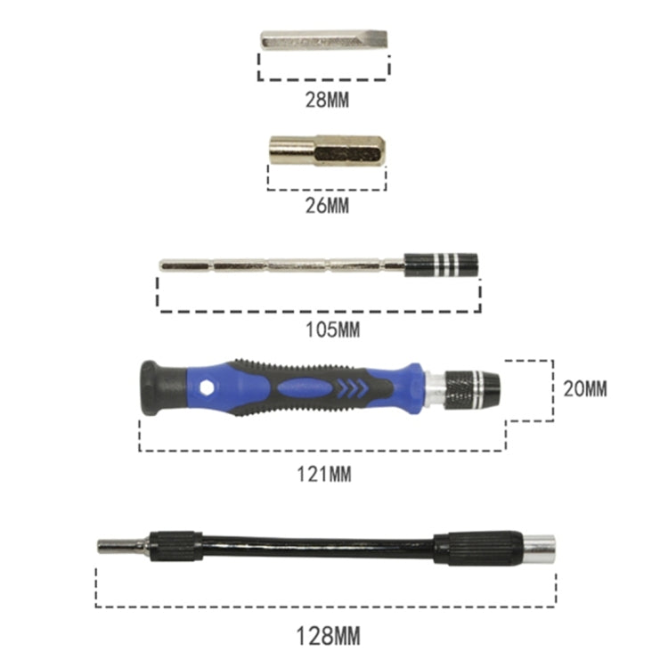 B54bit Set di cacciaviti multifunzione professionali 54 in 1, B54bit 54 in 1