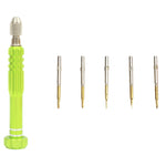JF-6688 Set di cacciaviti stile penna multiuso in metallo 5 in 1 per la riparazione del telefono, 5 in 1 (Red), 5 in 1 (Purple), 5 in 1 (Blue), 5 in 1 (Gold), 5 in 1 (Green)