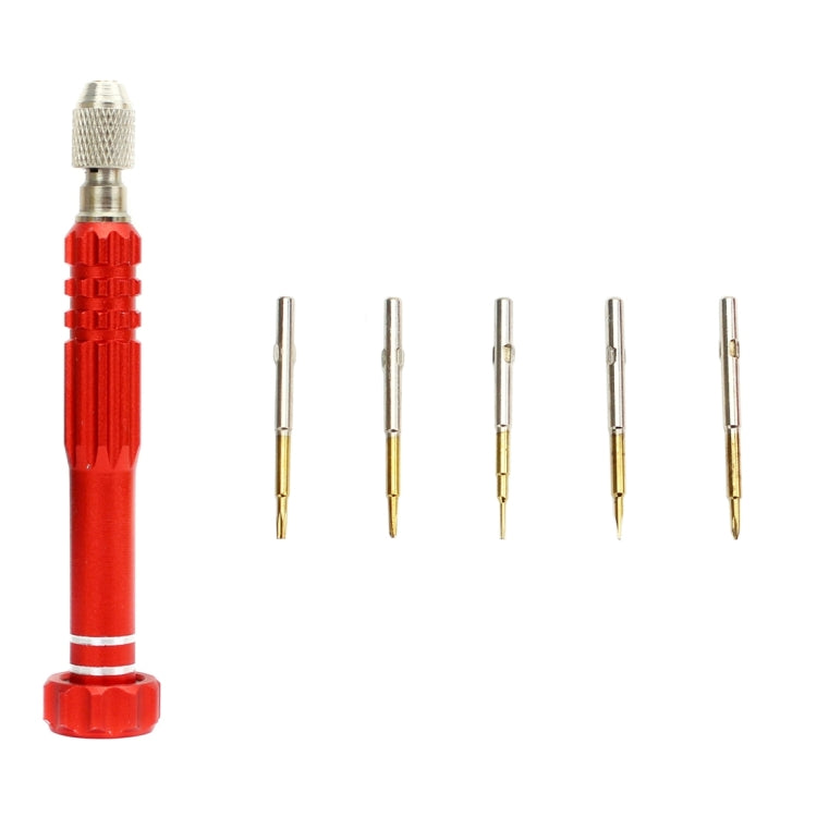 JF-6688 5 in 1 Multi-Purpose Metal Pen Style Screwdriver Set for Phone Repair, 5 in 1 (Red), 5 in 1 (Purple), 5 in 1 (Blue), 5 in 1 (Gold), 5 in 1 (Green)